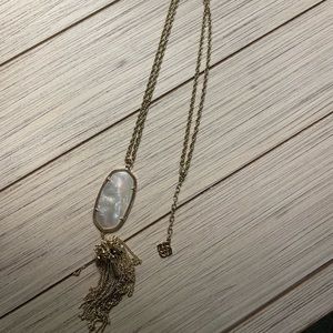 White Kendra Scott Necklace